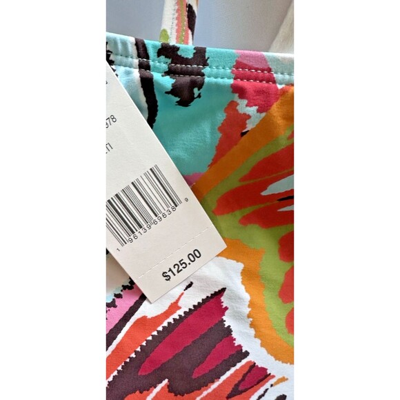 Bleu by Rod Beattie Women's Break The Mold Shirred One-Piece Swimsuit Multi 12 - Picture 8 of 9